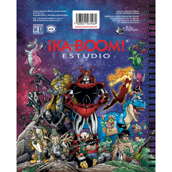 Libreta ¡Ka-Boom! Estudio, notas y sketches