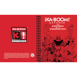 Libreta ¡Ka-Boom! Estudio, notas y sketches