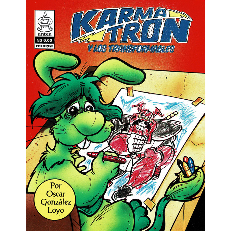 Libro para colorear: Karmatrón y Los Transformables, Era Clásica